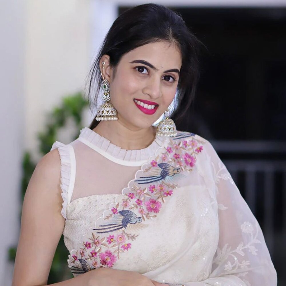 Beautiful Sequins--Saree